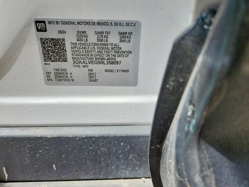 54484536 :رقم المزاد ، 3GKALVEG5RL358097 vin ، 2024 Gmc Terrain مزاد بيع