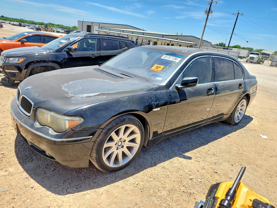 Auction sale of the 2003 Bmw 745, vin: WBAGN63423DR16397, lot number: 53757136
