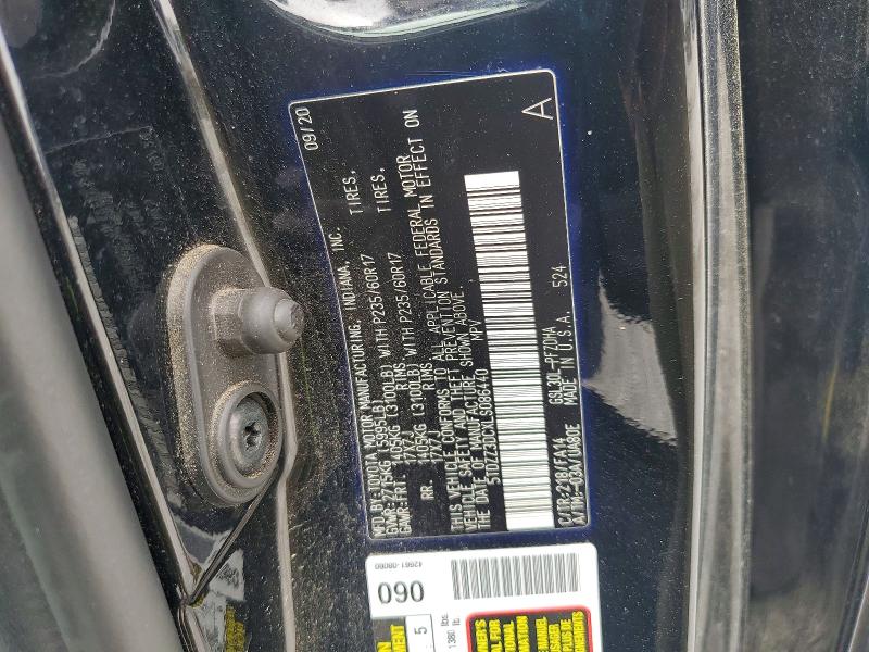 Aukcja sprzedaży 2020 Toyota Sienna, vin: 5TDZZ3DCXLS086440, numer aukcji: 52869156