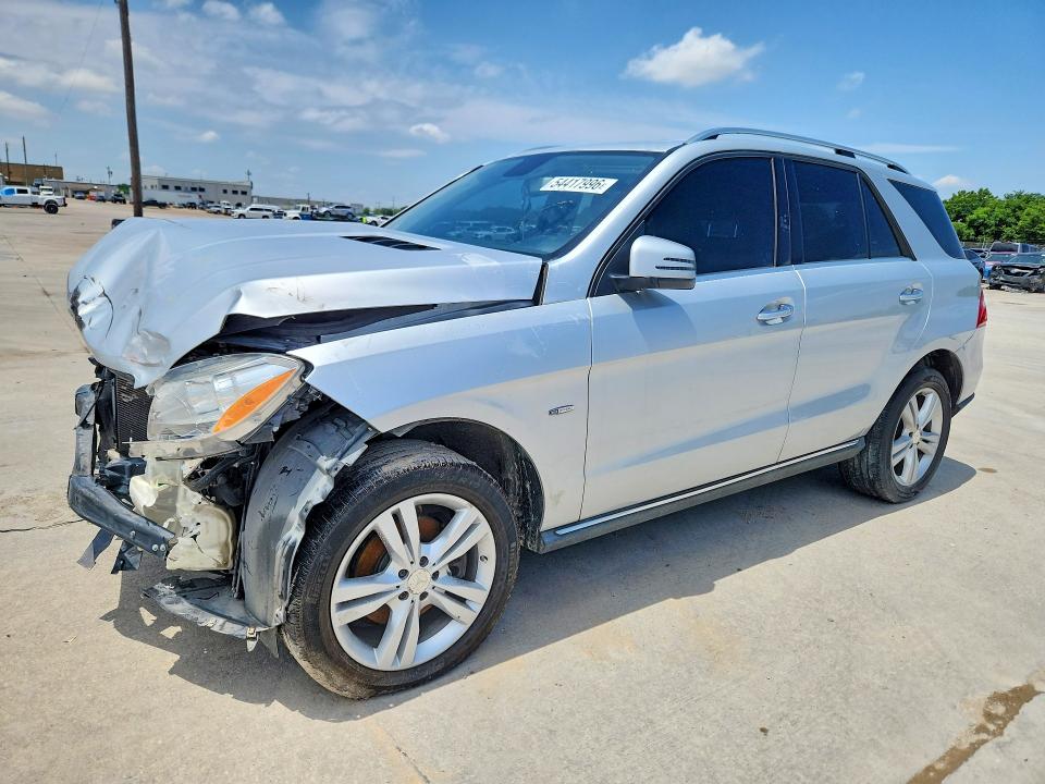 2012 Mercedes-benz Ml მანქანა იყიდება აუქციონზე, vin: 4JGDA5HB0CA037383, აუქციონის ნომერი: 54417996