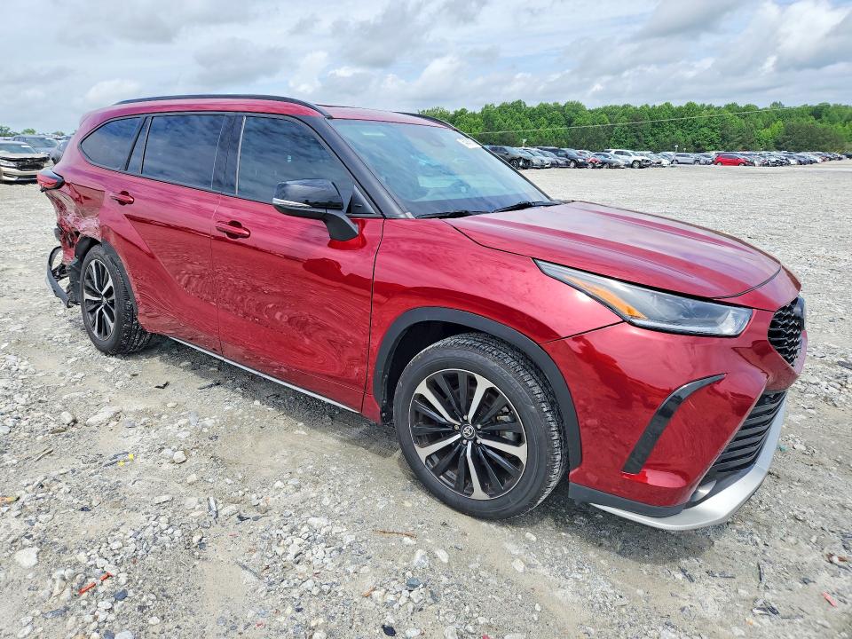 Продаж на аукціоні авто 2022 Toyota Highlander, vin: 5TDJZRAH7NS109272, номер лоту: 54045776