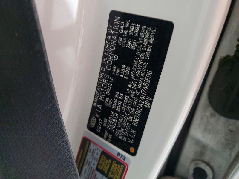 Продаж на аукціоні авто 2017 Kia Soul, vin: KNDJN2A24H7481696, номер лоту: 54588936