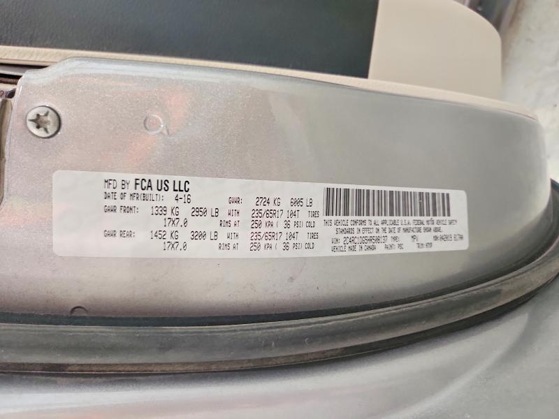 Продажа на аукционе авто 2017 Chrysler Pacifica, vin: 2C4RC1DG5HR508137, номер лота: 53638926