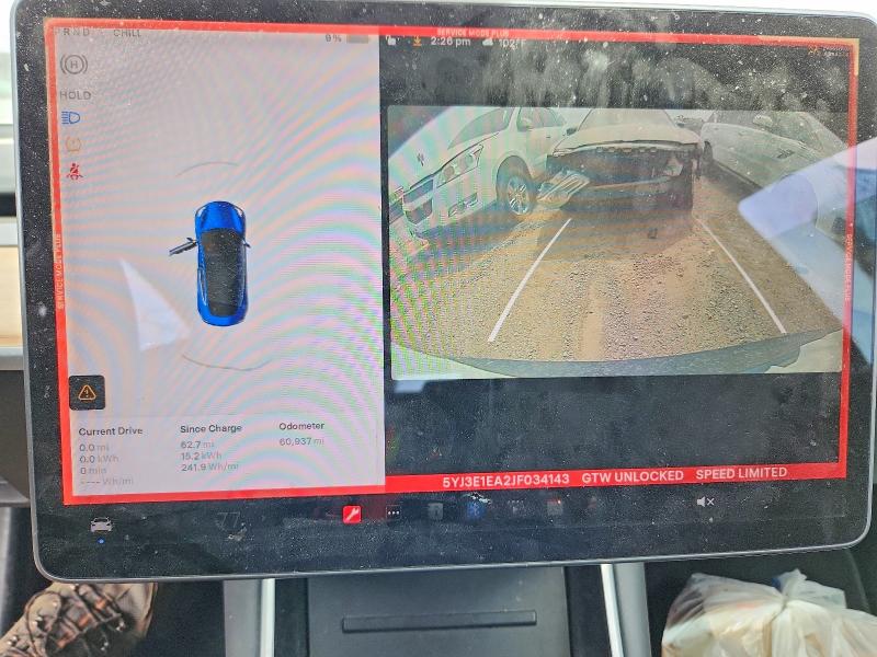 Продажа на аукционе авто 2018 Tesla Model 3, vin: 5YJ3E1EA2JF034143, номер лота: 51794146