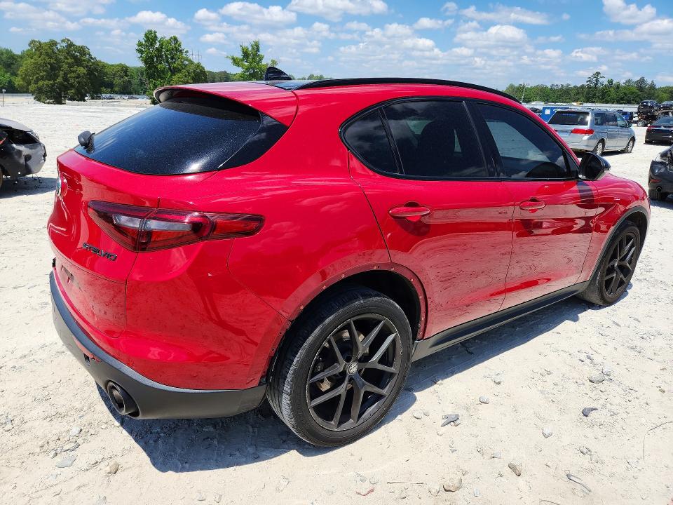 54042156 :رقم المزاد ، ZASPAKBN4K7C45322 vin ، 2019 Alfa Romeo Stelvio مزاد بيع