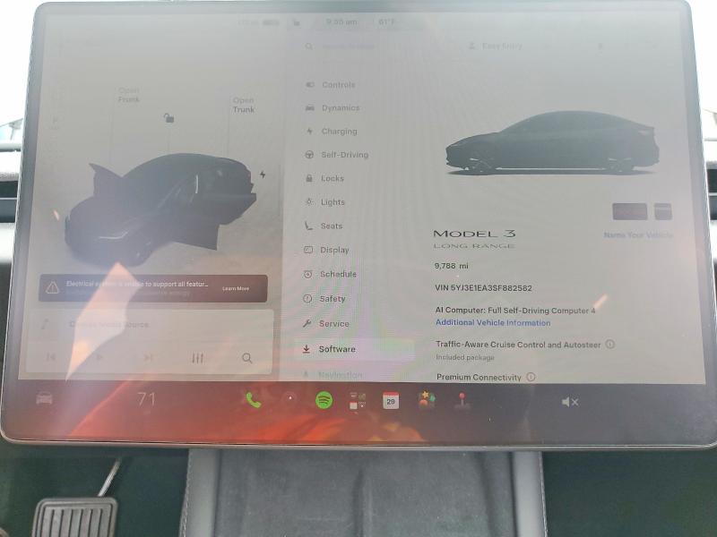 Продаж на аукціоні авто 2025 Tesla Model 3, vin: 5YJ3E1EA3SF882582, номер лоту: 55430746