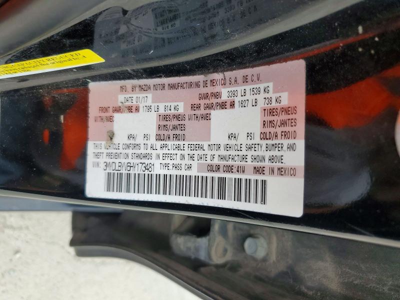 52185426 :رقم المزاد ، 3MYDLBYV6HY173481 vin ، 2017 Toyota Yaris Ia مزاد بيع