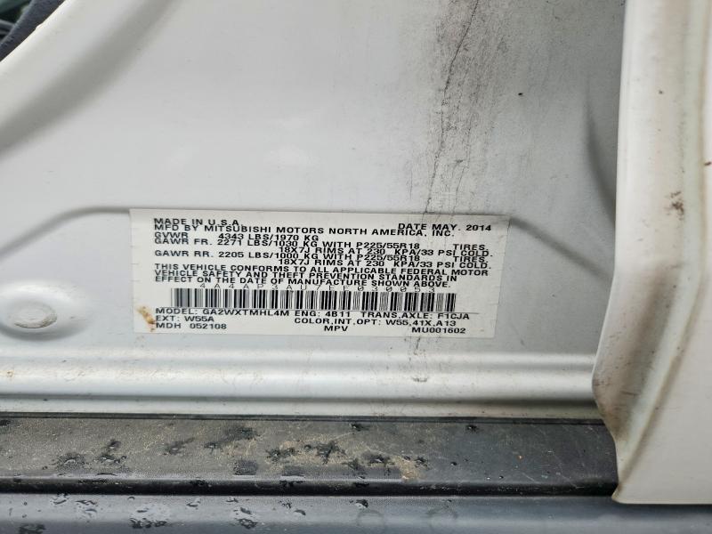 Продаж на аукціоні авто 2014 Mitsubishi Outlander Sport, vin: 4A4AP3AU7EE030053, номер лоту: 54866266