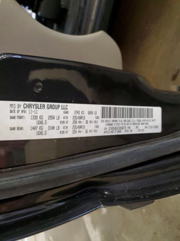 Aukcja sprzedaży 2012 Dodge Grand Caravan, vin: 2C4RDGBGXCR206578, numer aukcji: 53087296