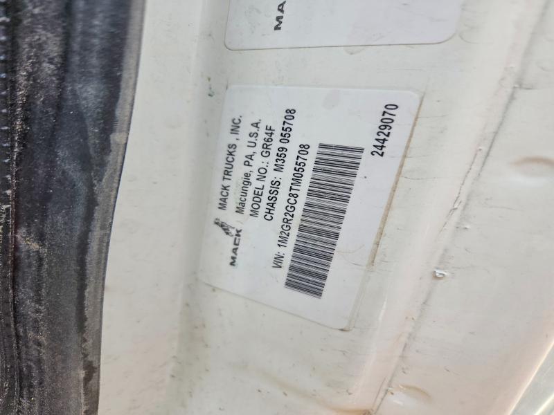 Продаж на аукціоні авто 2026 Mack Granite, vin: 1M2GR2GC8TM055708, номер лоту: 54768926