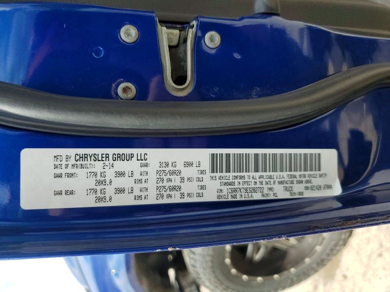 Продажа на аукционе авто 2014 Ram 1500, vin: 1C6RR7KT9ES282722, номер лота: 53297456