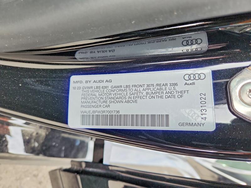 Aukcja sprzedaży 2024 Audi E-tron Gt, vin: WAUEJBFW3R7001736, numer aukcji: 52334936