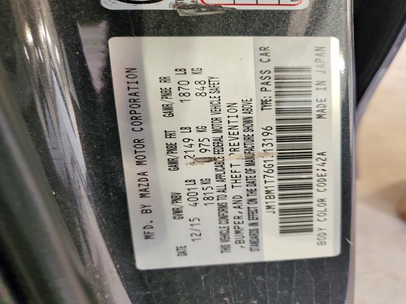 Продаж на аукціоні авто 2016 Mazda 3, vin: JM1BM1T76G1313196, номер лоту: 53457286