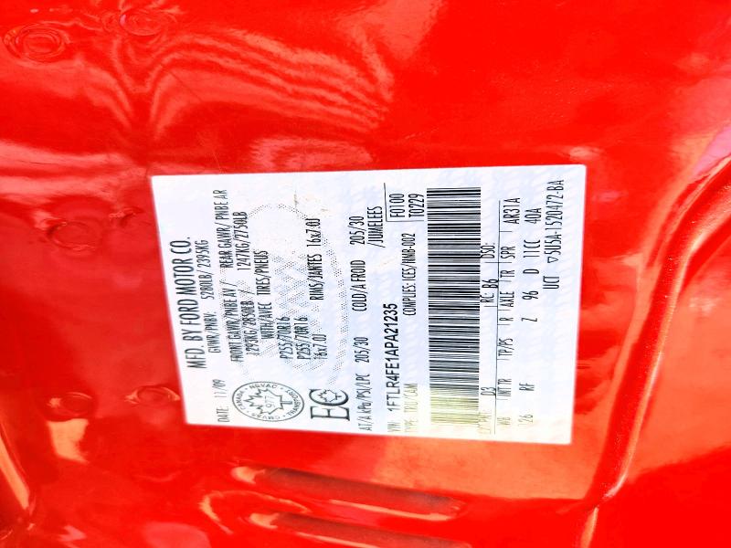 Продаж на аукціоні авто 2010 Ford Ranger, vin: 1FTLR4FE1APA21235, номер лоту: 52398136
