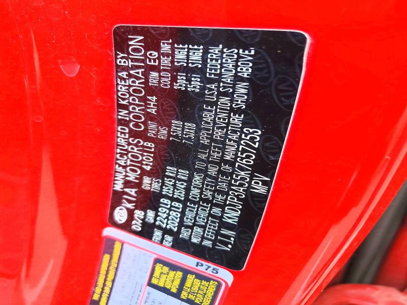 Продаж на аукціоні авто 2019 Kia Soul, vin: KNDJP3A55K7657253, номер лоту: 53881686