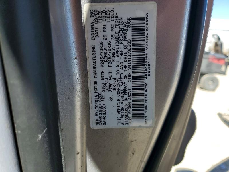 Продаж на аукціоні авто 2001 Toyota Tundra, vin: 5TBRT34141S138909, номер лоту: 52967716