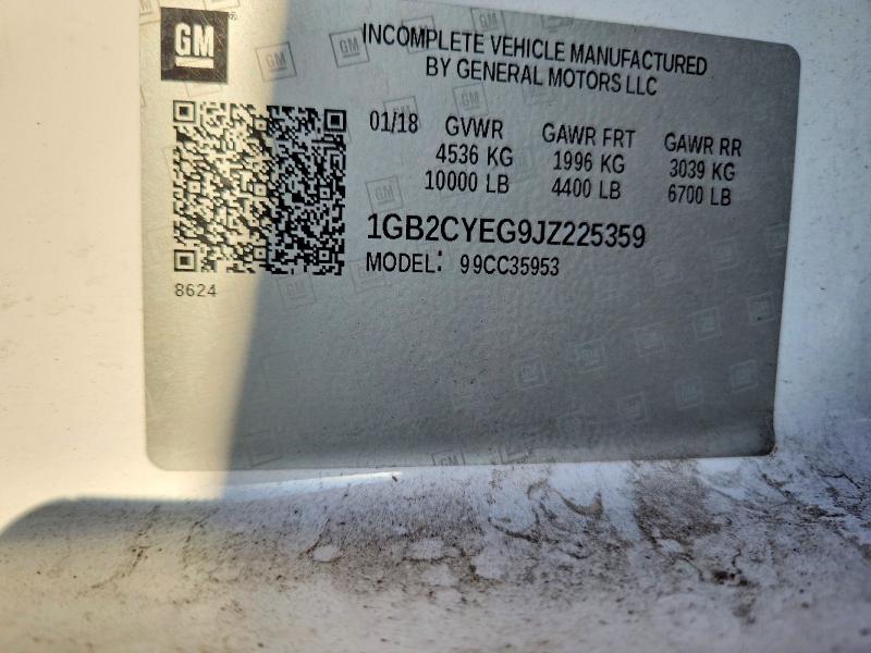 2018 Chevrolet Silverado მანქანა იყიდება აუქციონზე, vin: 1GB2CYEG9JZ225359, აუქციონის ნომერი: 52725526