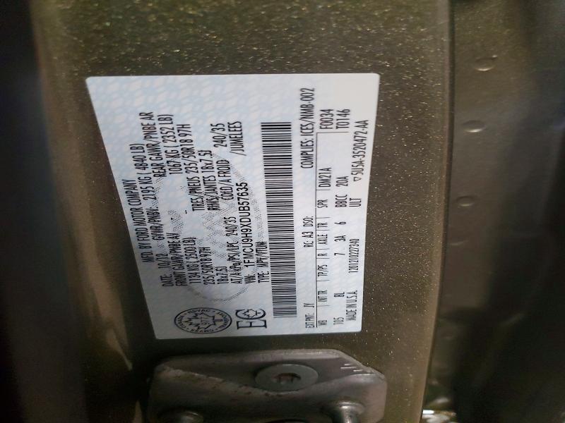 52344756 :رقم المزاد ، 1FMCU9H9XDUB57635 vin ، 2013 Ford Escape مزاد بيع