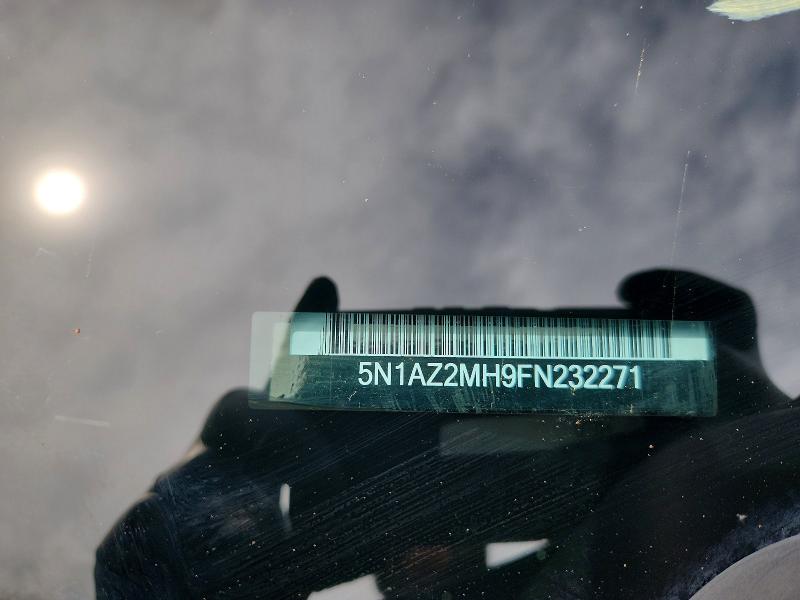 54498816 :رقم المزاد ، 5N1AZ2MH9FN232271 vin ، 2015 Nissan Murano مزاد بيع