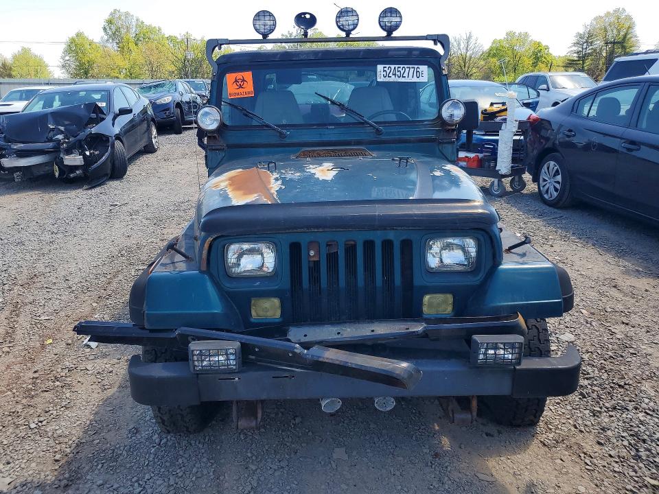 1995 Jeep Wrangler მანქანა იყიდება აუქციონზე, vin: 1J4FY19P5SP266062, აუქციონის ნომერი: 52452776
