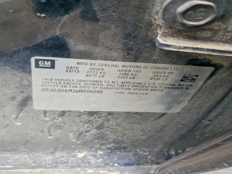 Aukcja sprzedaży 2013 Buick Regal, vin: 2G4GS5ER2D9209390, numer aukcji: 53816636
