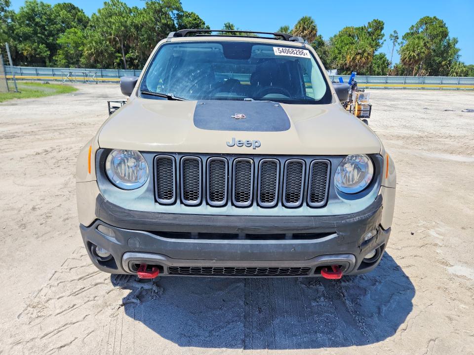 2016 Jeep Renegade მანქანა იყიდება აუქციონზე, vin: ZACCJBCTXGPE14273, აუქციონის ნომერი: 54068286