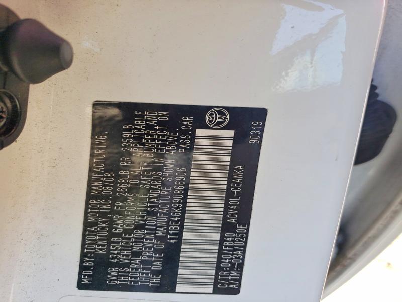 Продаж на аукціоні авто 2009 Toyota Camry, vin: 4T1BE46K99U866906, номер лоту: 53570366