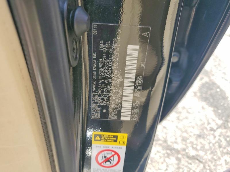 54527476 :رقم المزاد ، 2T2ZK1BA2CC066293 vin ، 2012 Lexus Rx مزاد بيع