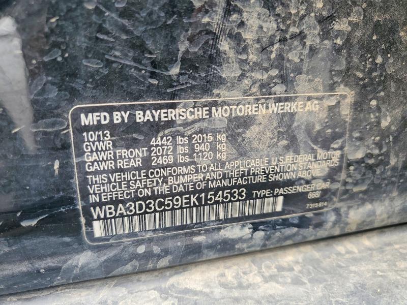 Aukcja sprzedaży 2014 Bmw 328, vin: WBA3D3C59EK154533, numer aukcji: 53407956