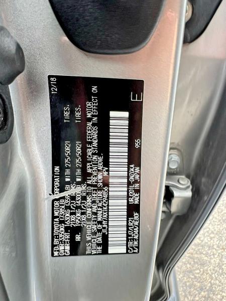 53428266 :رقم المزاد ، JTJHY7AX1K4294856 vin ، 2019 Lexus Lx مزاد بيع