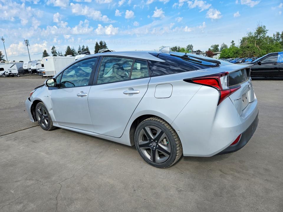 53429456 :رقم المزاد ، JTDKARFU6K3072312 vin ، 2019 Toyota Prius مزاد بيع