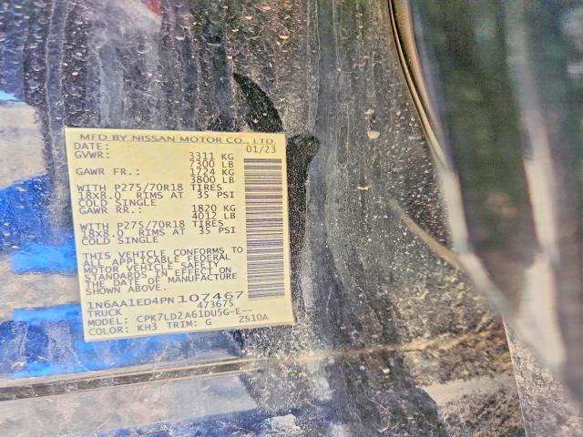 Продажа на аукционе авто 2023 Nissan Titan, vin: 1N6AA1ED4PN107467, номер лота: 55014146