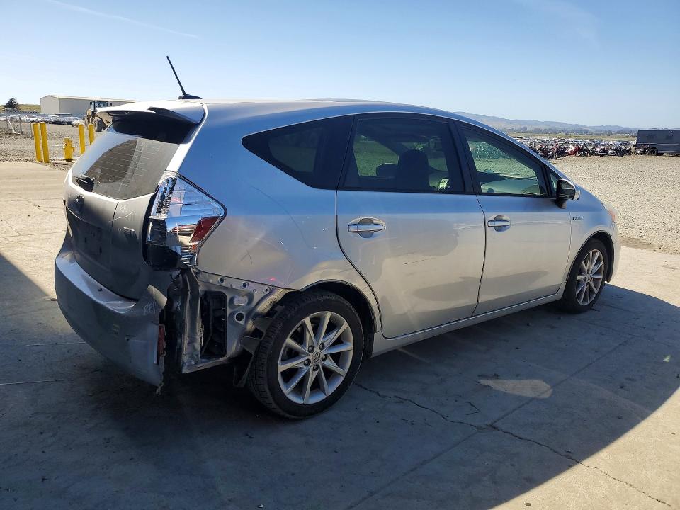 2012 Toyota Prius V მანქანა იყიდება აუქციონზე, vin: JTDZN3EU5C3028837, აუქციონის ნომერი: 53207796
