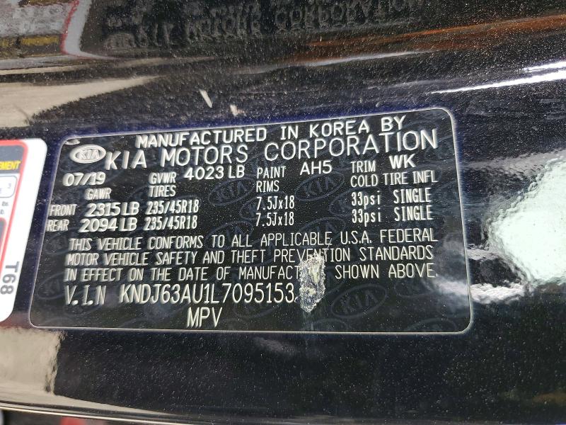 Продажа на аукционе авто 2020 Kia Soul, vin: KNDJ63AU1L7095153, номер лота: 55540456