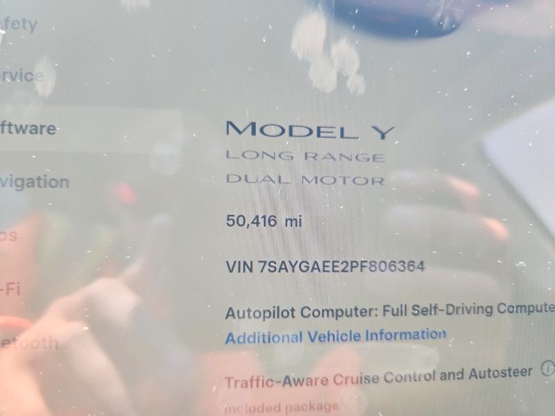 Aukcja sprzedaży 2023 Tesla Model Y, vin: 7SAYGAEE2PF806364, numer aukcji: 53610106