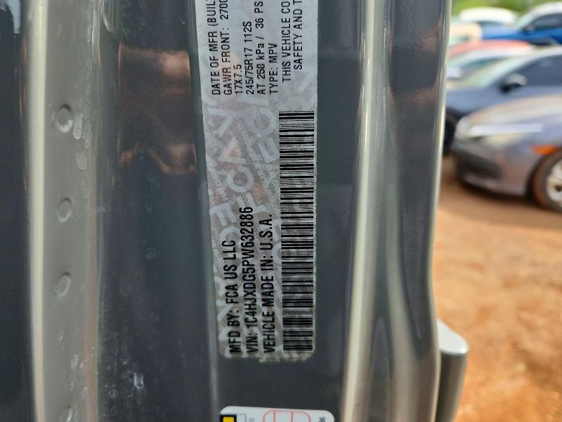 52911196 :رقم المزاد ، 1C4HJXDG5PW632886 vin ، 2023 Jeep Wrangler مزاد بيع