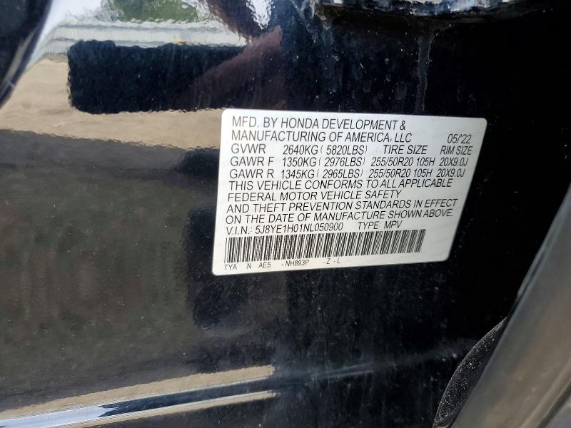 Продажа на аукционе авто 2022 Acura Mdx, vin: 5J8YE1H01NL050900, номер лота: 55037506