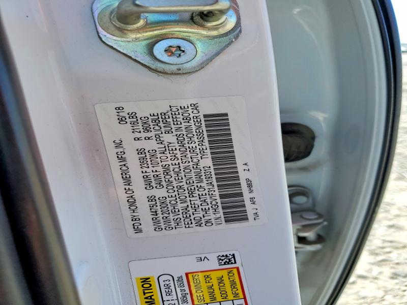 Aukcja sprzedaży 2018 Honda Accord, vin: 1HGCV1F31JA193312, numer aukcji: 52766186
