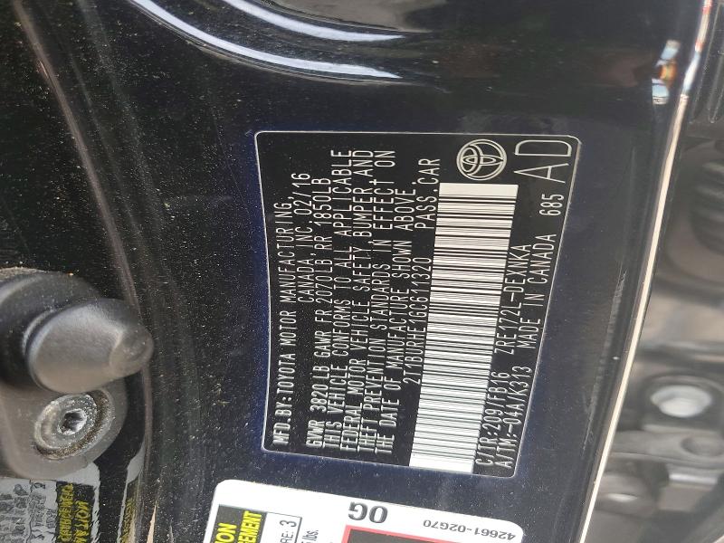 53049516 :رقم المزاد ، 2T1BURHE1GC611320 vin ، 2016 Toyota Corolla مزاد بيع
