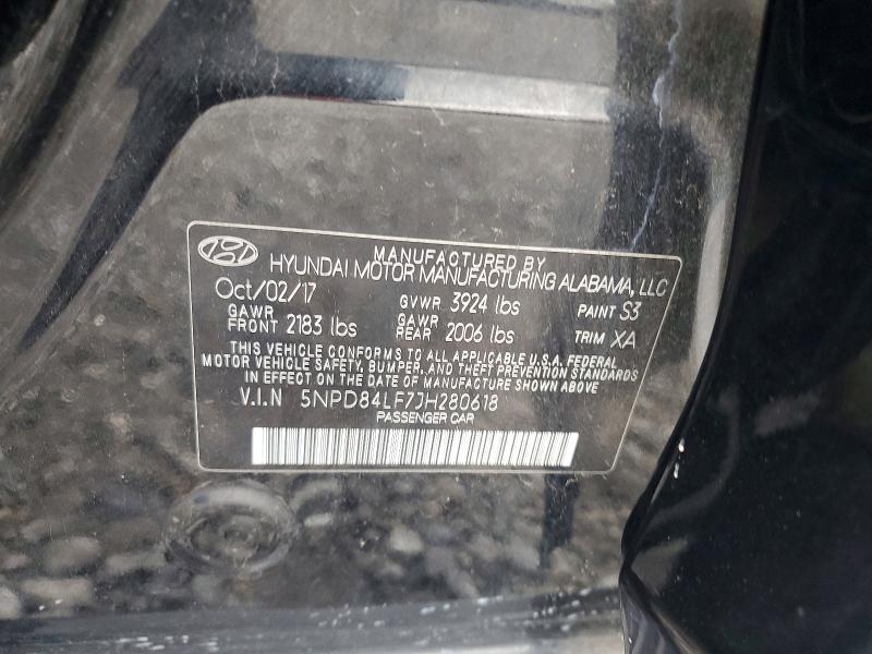 Aukcja sprzedaży 2018 Hyundai Elantra, vin: 5NPD84LF7JH280618, numer aukcji: 53012406