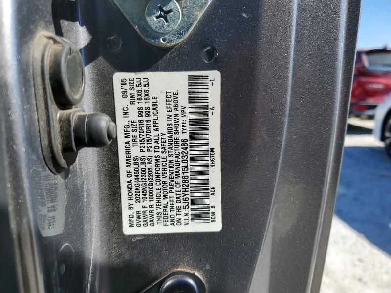 Продажа на аукционе авто 2005 Honda Element, vin: 5J6YH28615L032486, номер лота: 53106046