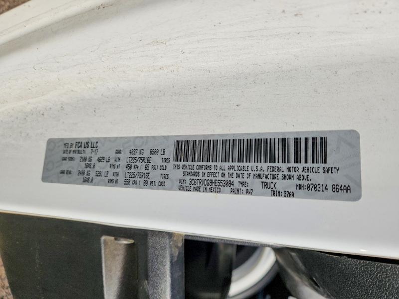 Auction sale of the 2017 Ram Promaster 2500, vin: 3C6TRVDG9HE553084, lot number: 58987626