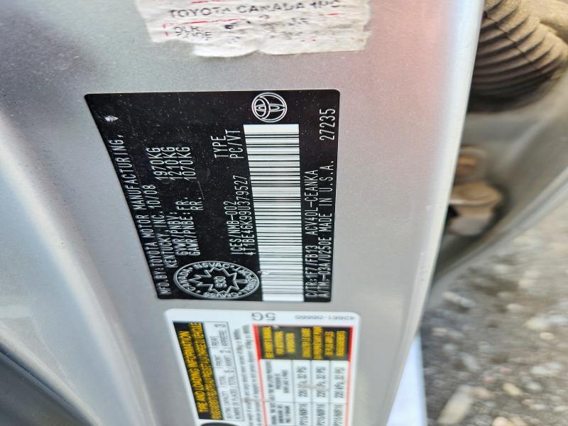 54288746 :رقم المزاد ، 4T1BE46K99U379527 vin ، 2009 Toyota Camry مزاد بيع