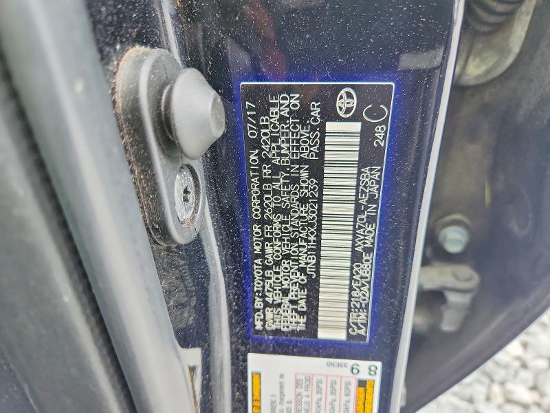 Aukcja sprzedaży 2018 Toyota Camry, vin: JTNB11HKXJ3021239, numer aukcji: 55411496