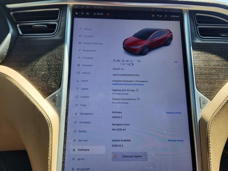 Aukcja sprzedaży 2016 Tesla Model X, vin: 5YJXCBE22GF012352, numer aukcji: 52535476