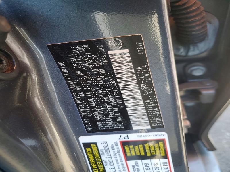 54527526 :رقم المزاد ، 4T1BF1FK4DU283101 vin ، 2013 Toyota Camry مزاد بيع