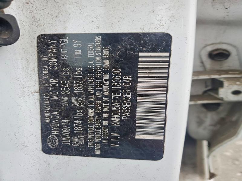 Продаж на аукціоні авто 2014 Hyundai Accent, vin: KMHCU5AE7EU183630, номер лоту: 54625026