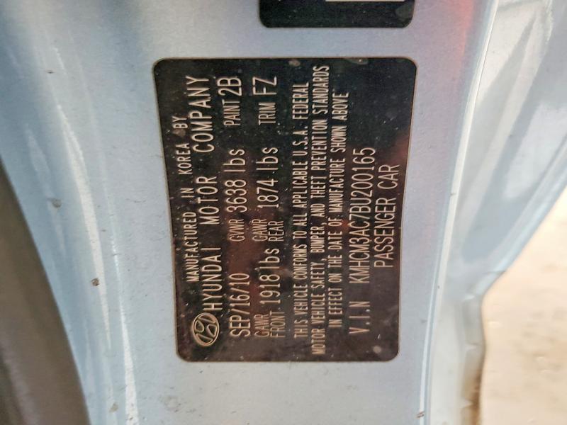 Продаж на аукціоні авто 2011 Hyundai Accent, vin: KMHCM3AC7BU200165, номер лоту: 53829676