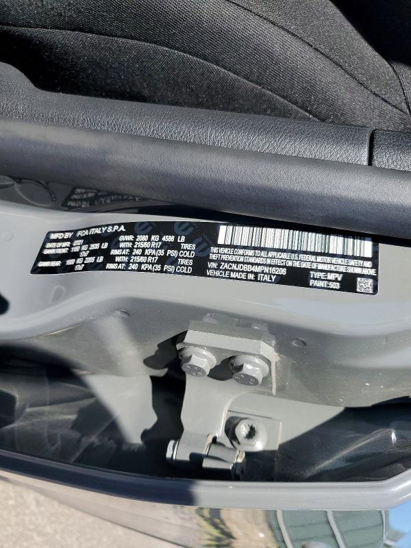 Продажа на аукционе авто 2021 Jeep Renegade, vin: ZACNJDBB4MPN16206, номер лота: 54947366