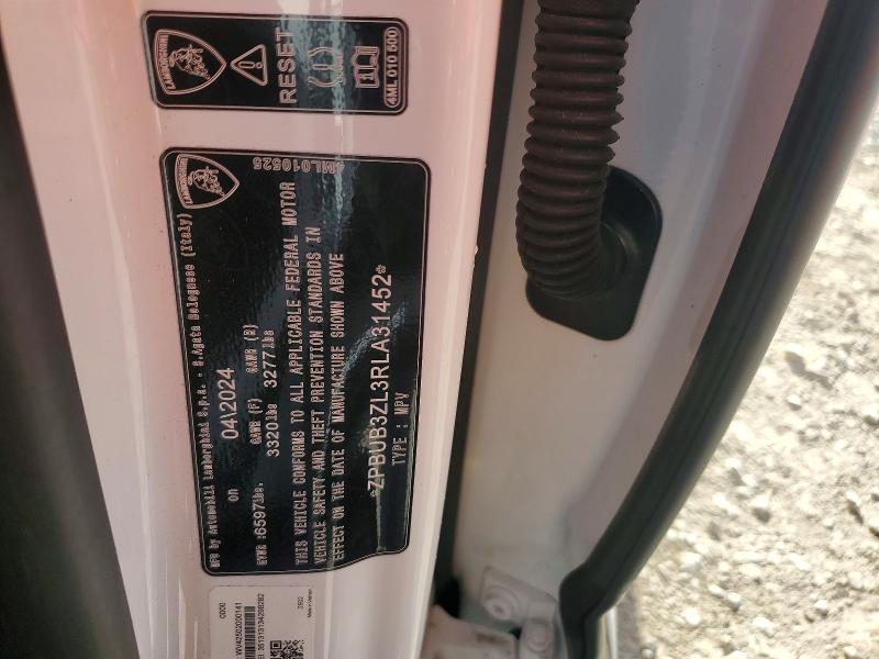 Aukcja sprzedaży 2024 Lamborghini Urus, vin: ZPBUB3ZL3RLA31452, numer aukcji: 52879726